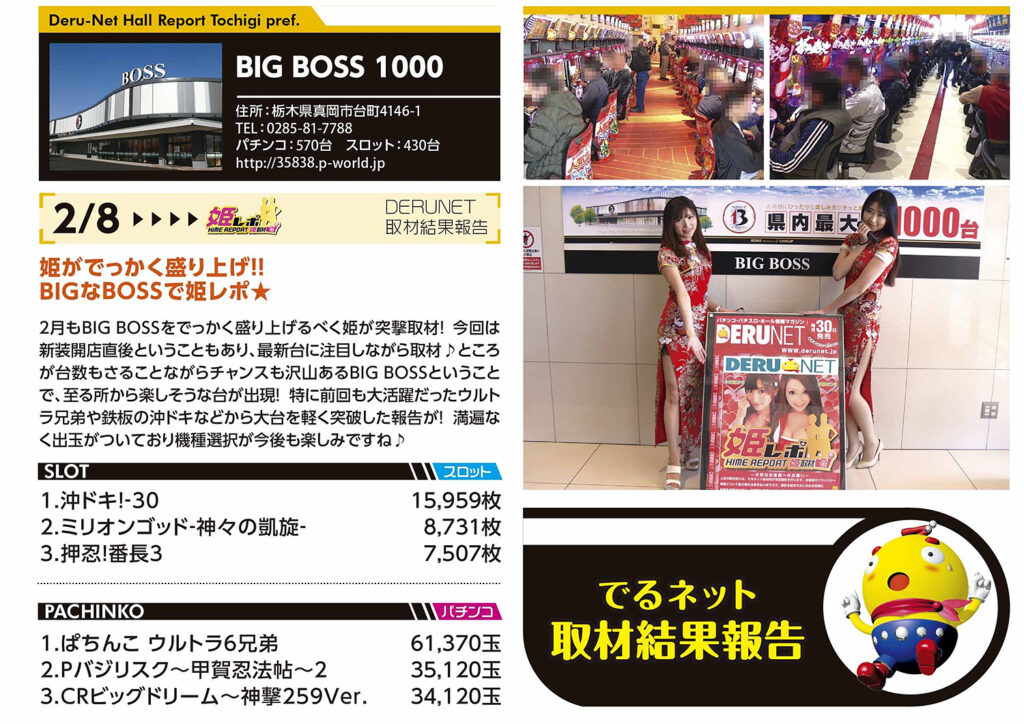 2月8日BIGBOSS